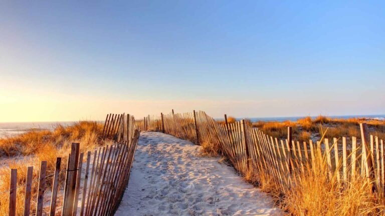 Ponquogue Beach captures the quieter side of the Hamptons.