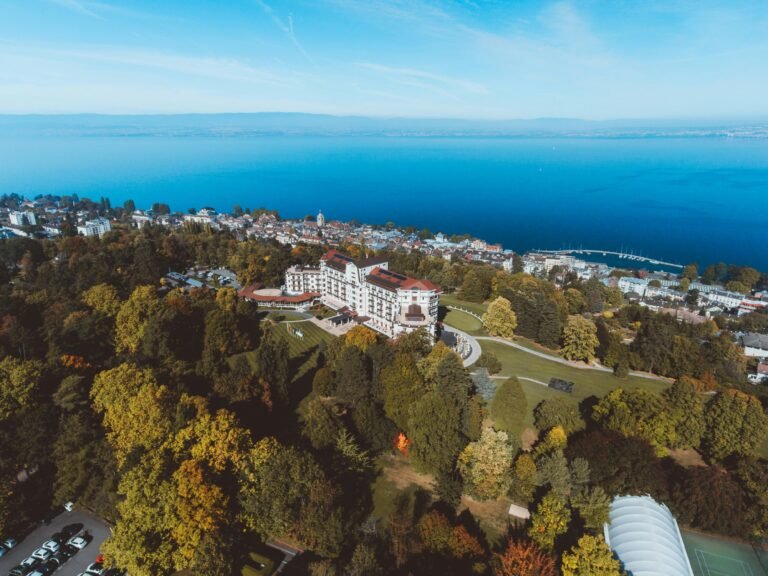 Évian-les-bain in France, top luxury and golf resort, Unsplash